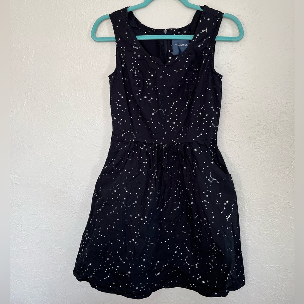 ModCloth Heart and Solar System Constellation Dress